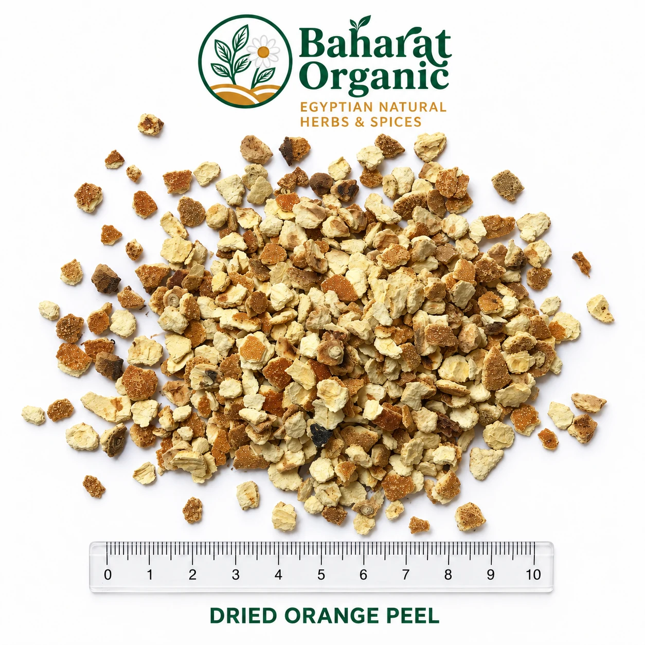 Dried orange peel